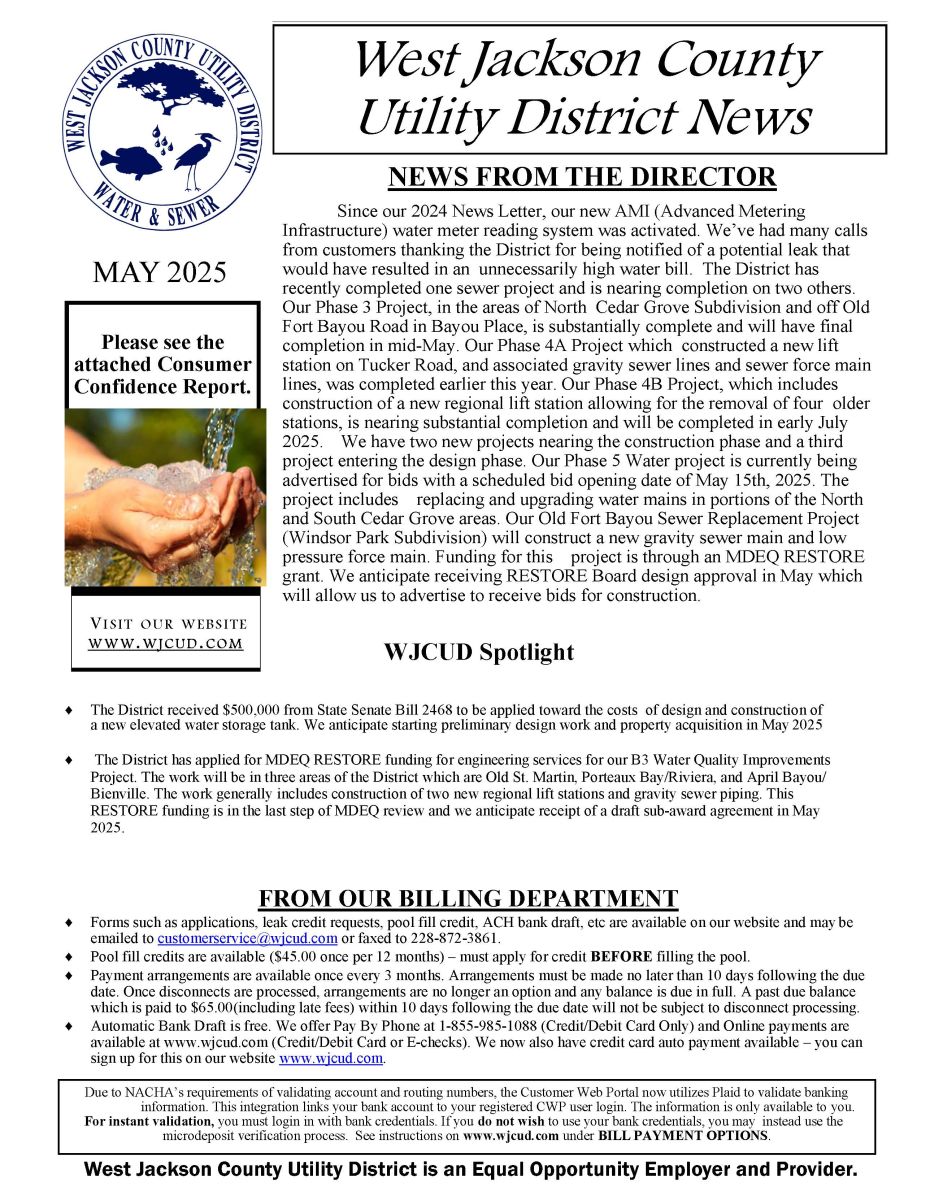 2025 Annual Newsletter pg1
